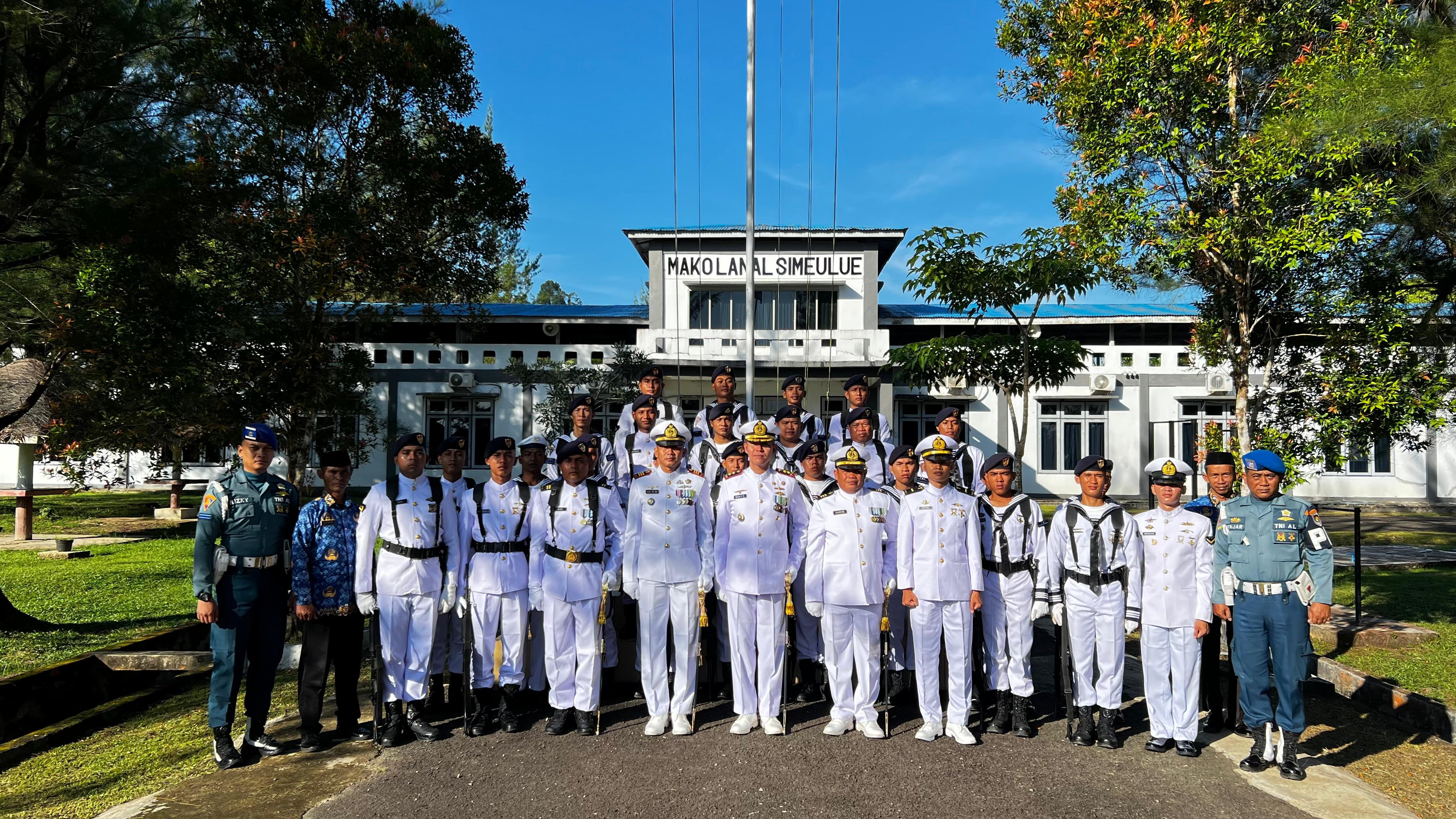 Lanal Simeulue Laksanakan Upacara Peringatan Hari Dharma Samudera Untuk Mengenang Nilai-Nilai Patriotisme Pertempuran Laut Aru