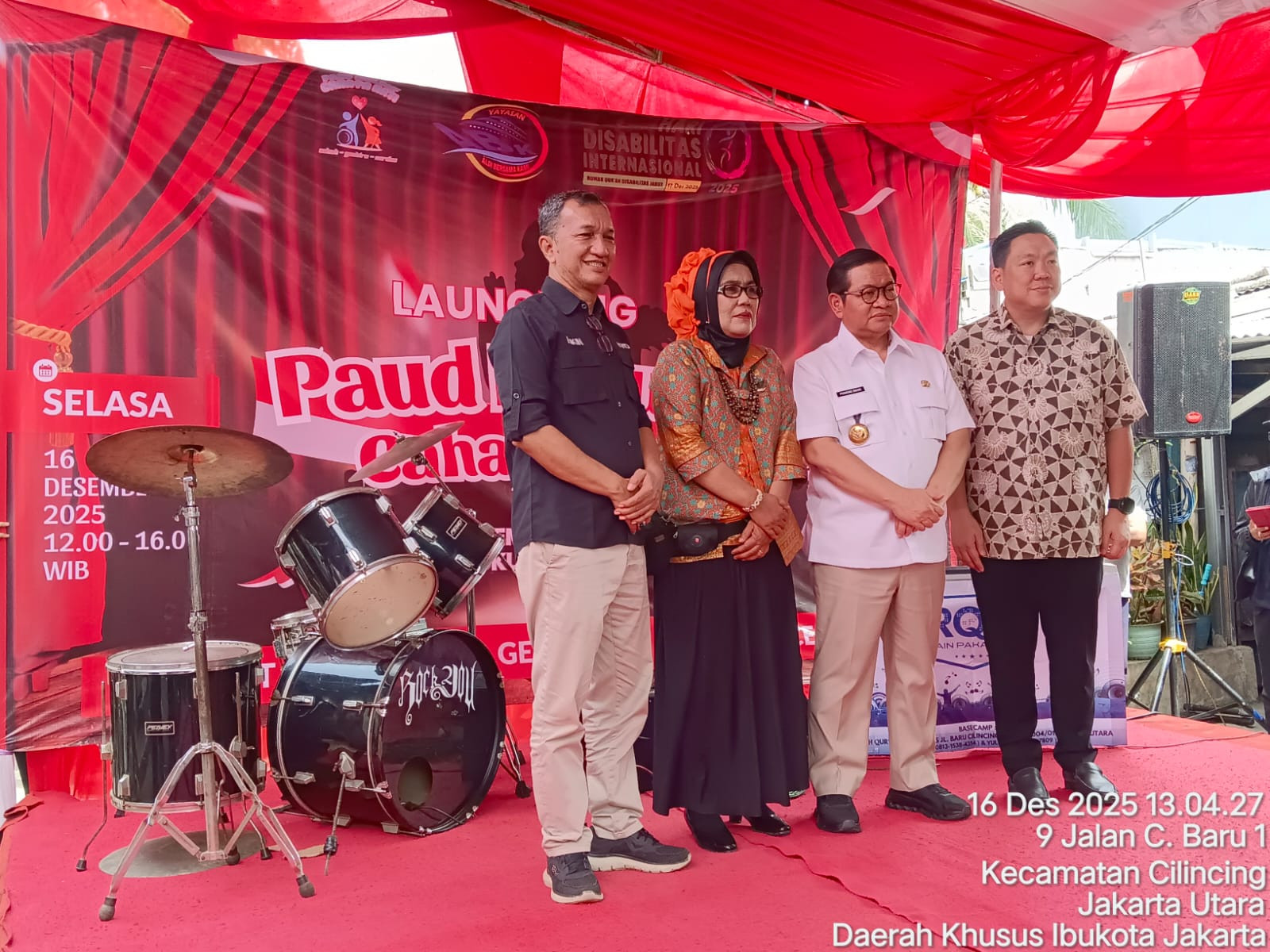 Gubernur DKI Jakarta Resmikan PAUD Inklusif Cahaya Hati di Cilincing, Tegaskan Komitmen Jakarta Ramah Disabilitas