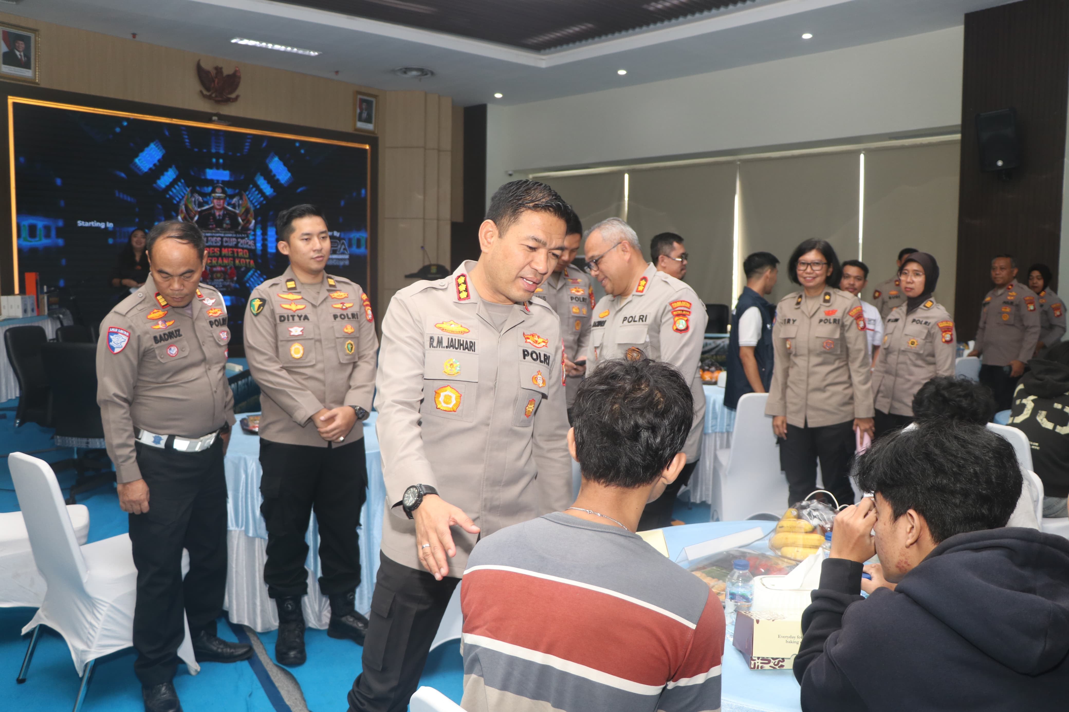 Sambut Hari Bhayangkara ke-80, Kapolres Metro Tangerang Kota Buka Turnamen E-Sport Kapolres Cup 2026