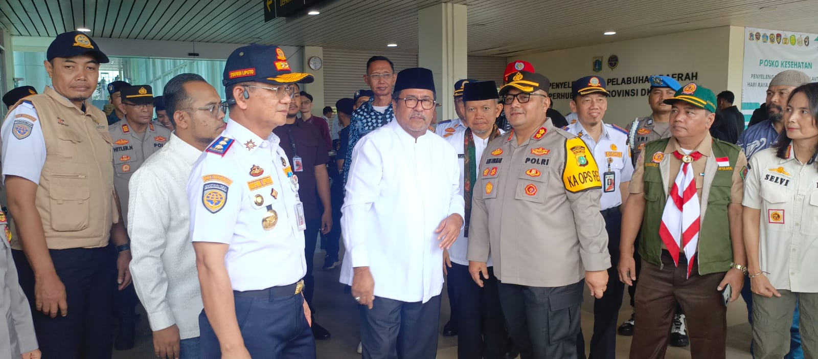 Kapolres Kepulauan Seribu Dampingi Wakil Gubernur DKI Jakarta Lepas Mudik Gratis ke Kepulauan Seribu