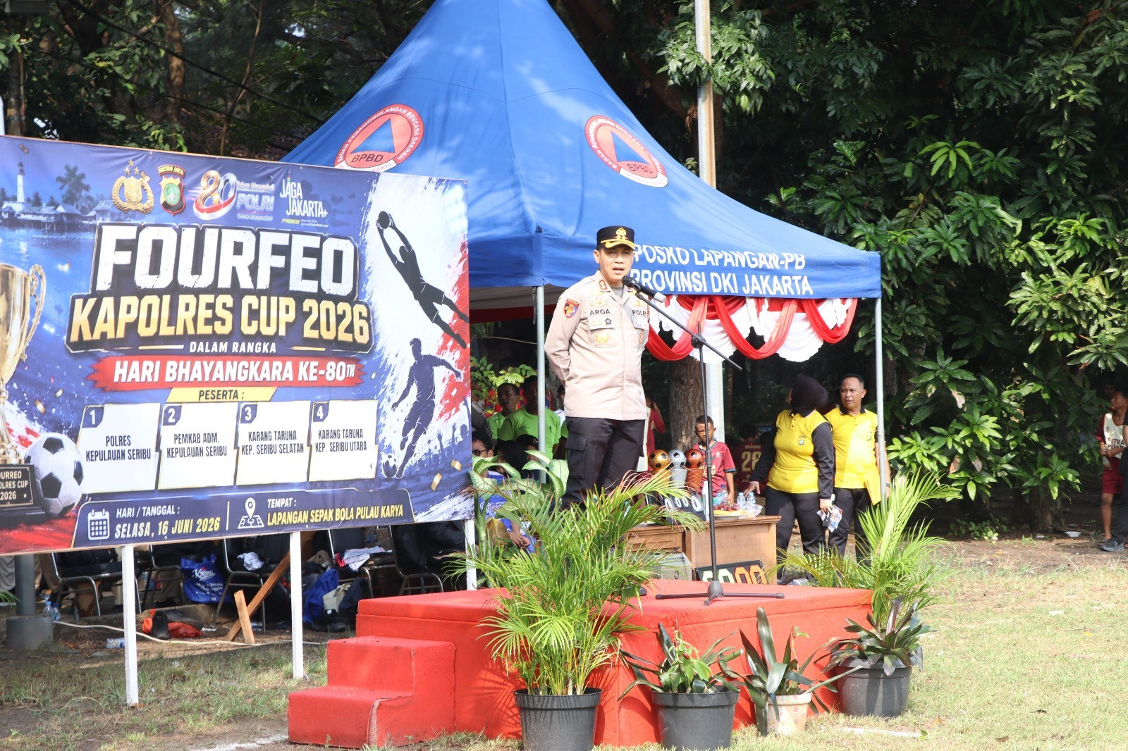 Polres Kepulauan Seribu Gelar Turnamen Fourfeo Kapolres Cup 2026 Meriahkan Hari Bhayangkara ke-80