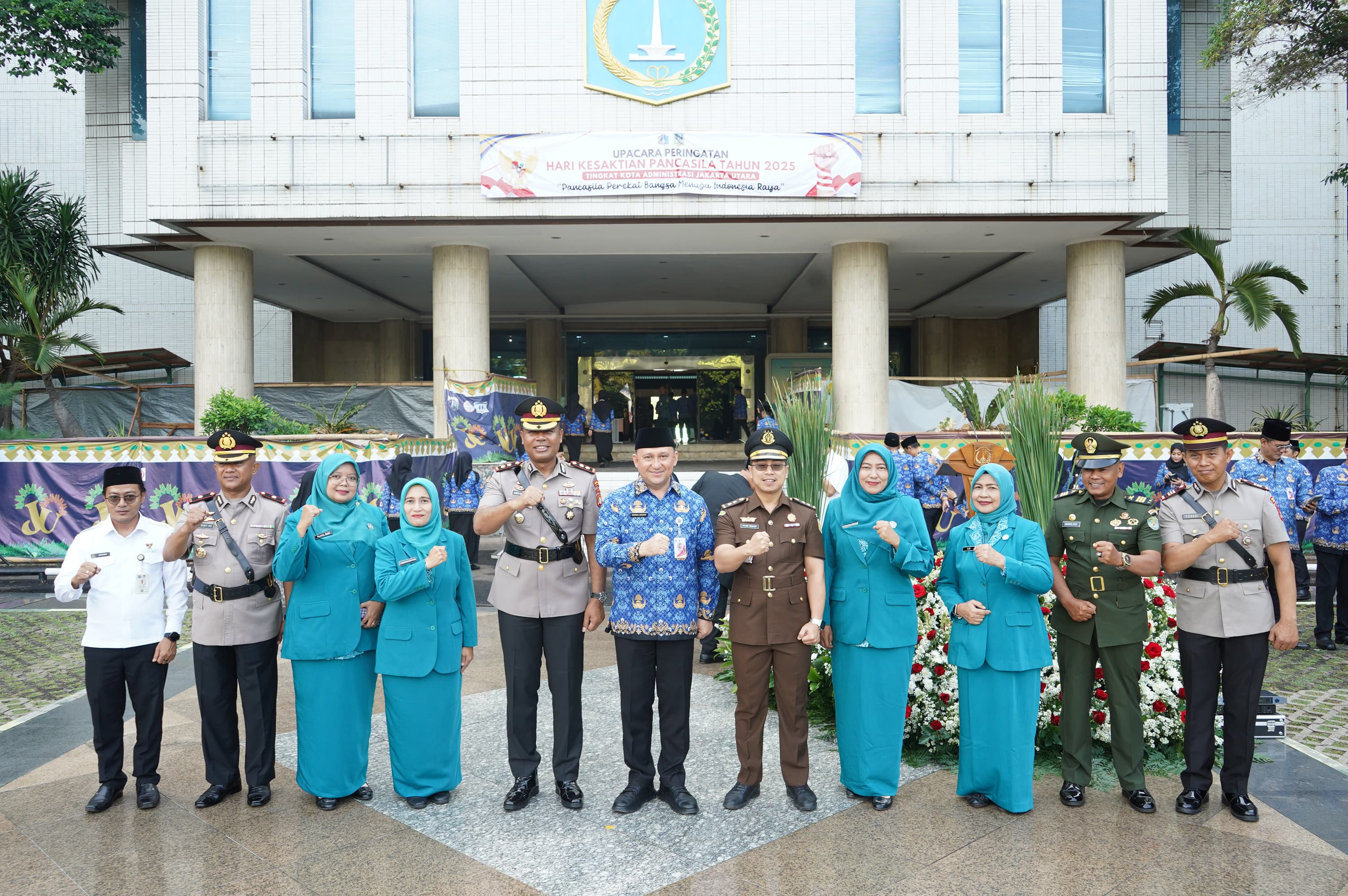 Upacara Hari Kesaktian Pancasila di Jakarta Utara Berlangsung Khidmat