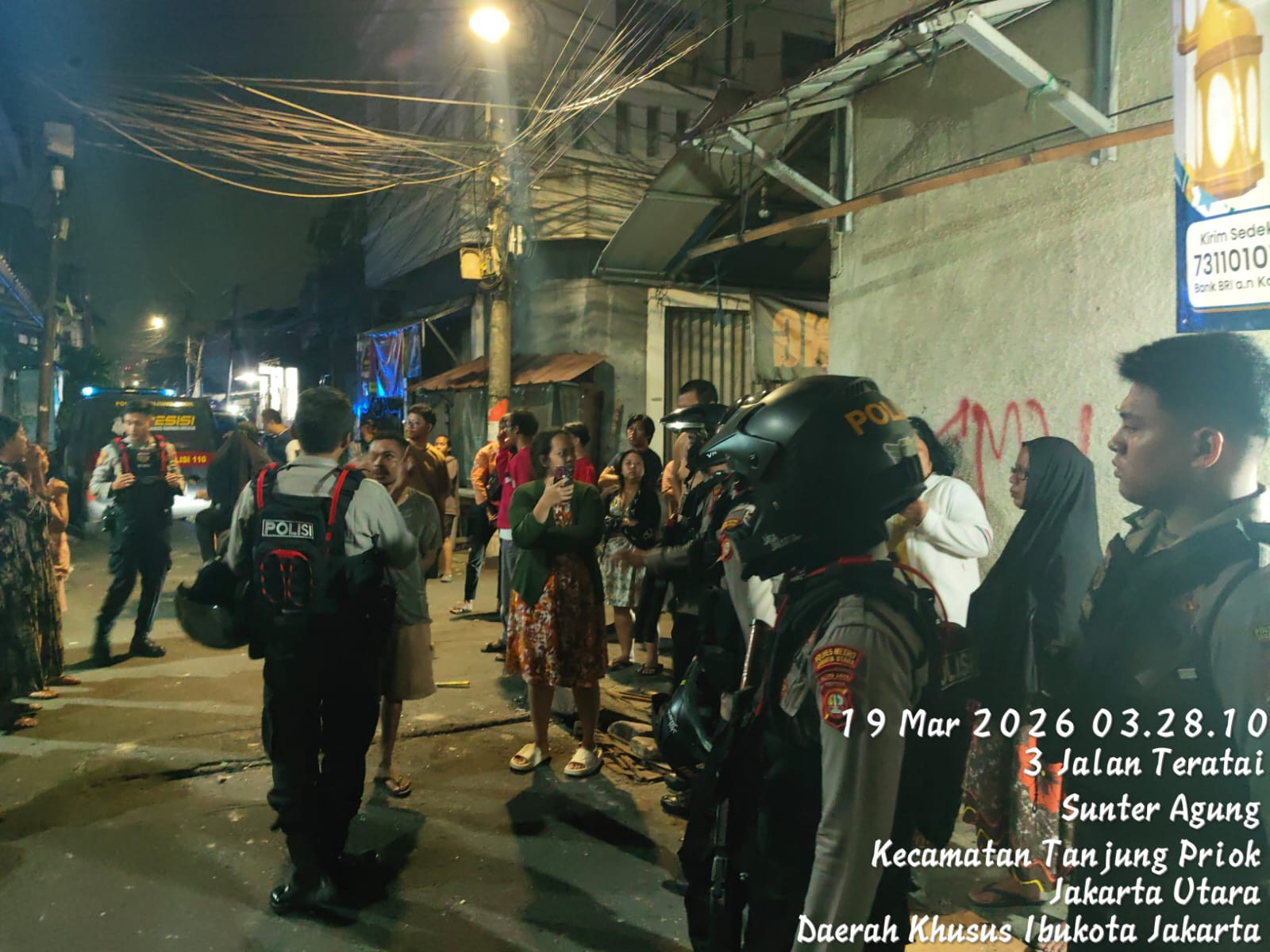 Polisi Tindak Lanjuti Laporan Tawuran di Sunter Agung Melalui Layanan 110