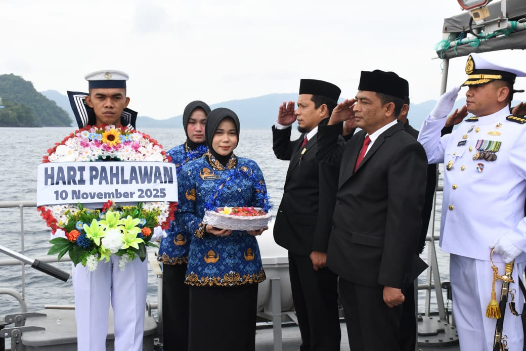 Danlanal Sabang Hadiri Upacara Peringatan Hari Pahlawan Nasional Tahun 2025