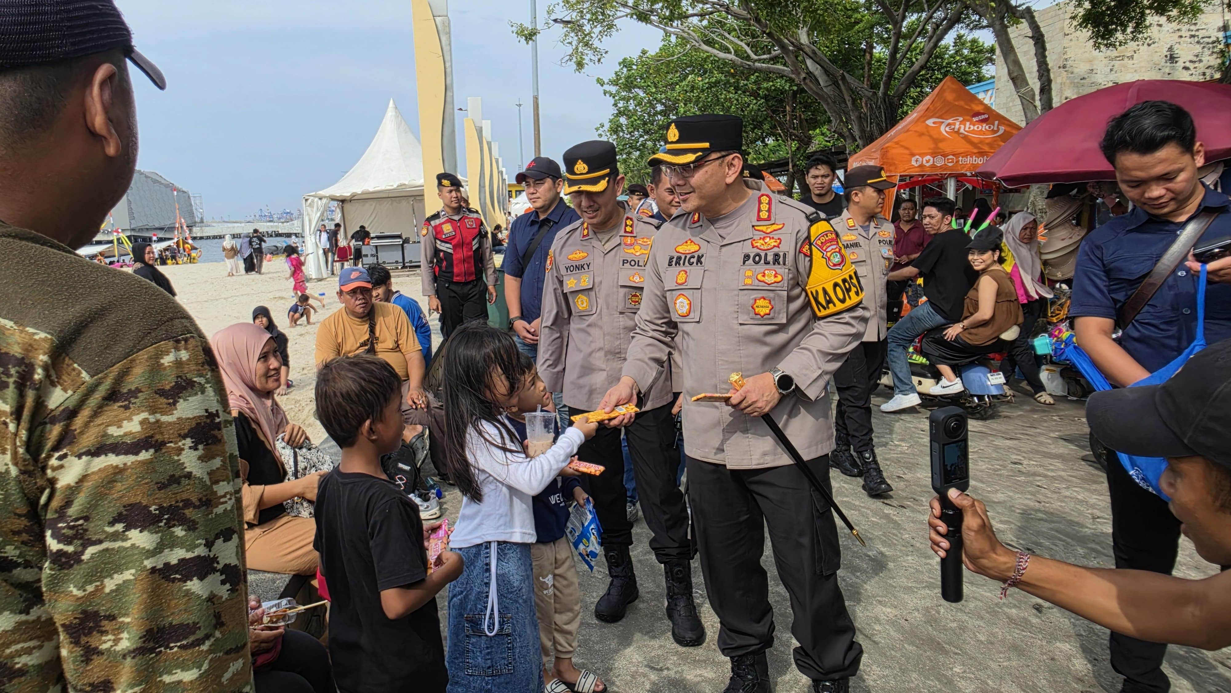 Kapolres Metro Jakarta Utara Tinjau Pengamanan Wisata Ancol Jelang Hari Raya Idul Fitri dalam Rangka Ops Ketupat Jaya 2026