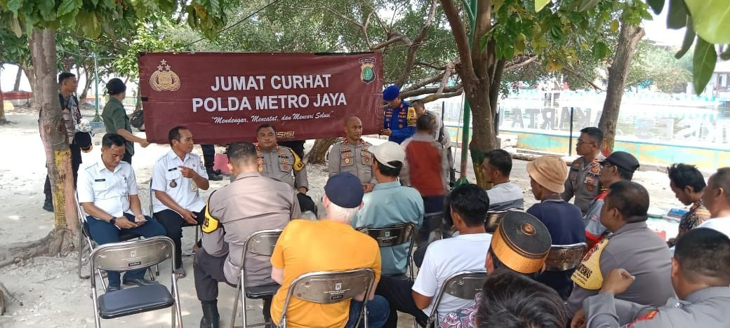 Kapolres Kepulauan Seribu Gelar Jumat Curhat di Pulau Lancang, Ajak Warga Jaga Kamtibmas