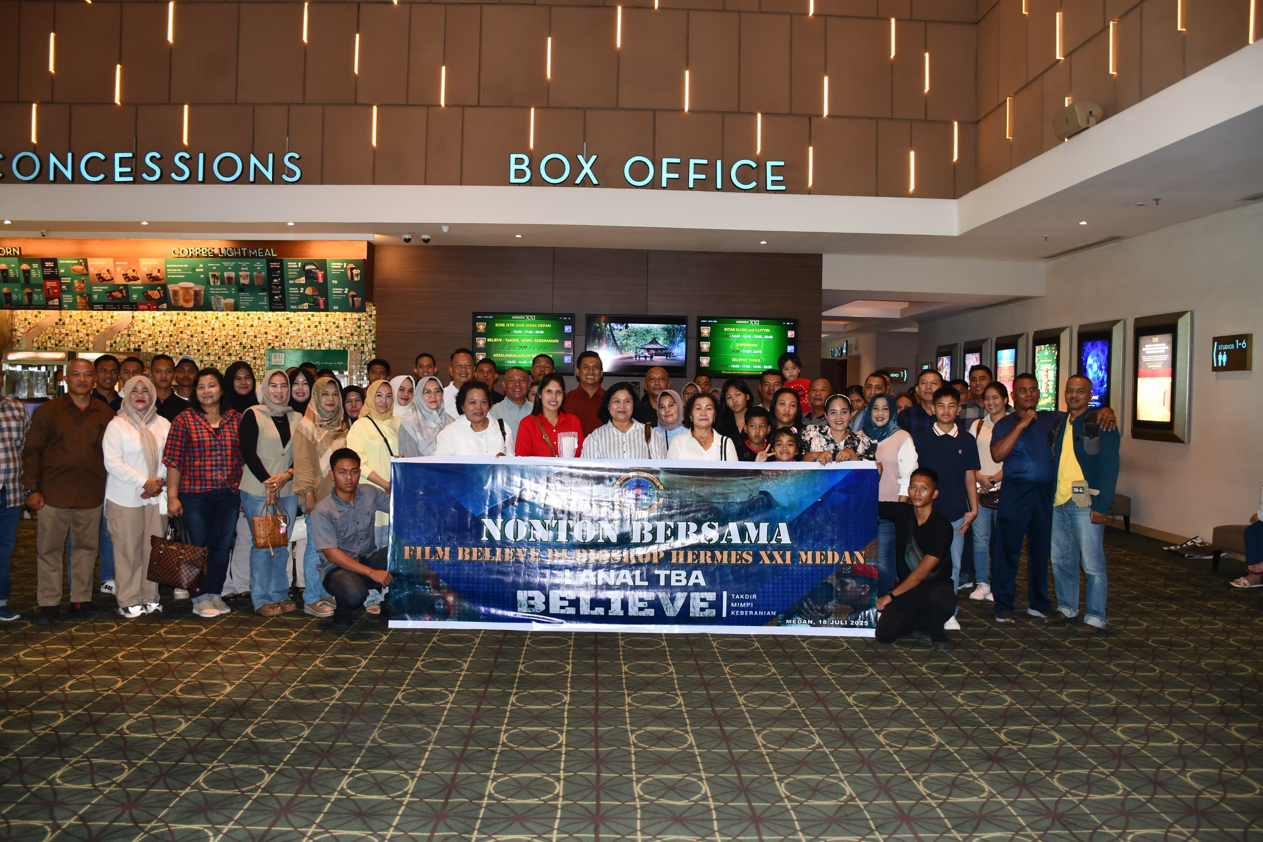 Lewat Film Believe, Lanal TBA Ajak Keluarga Hayati Arti Pengorbanan Prajurit