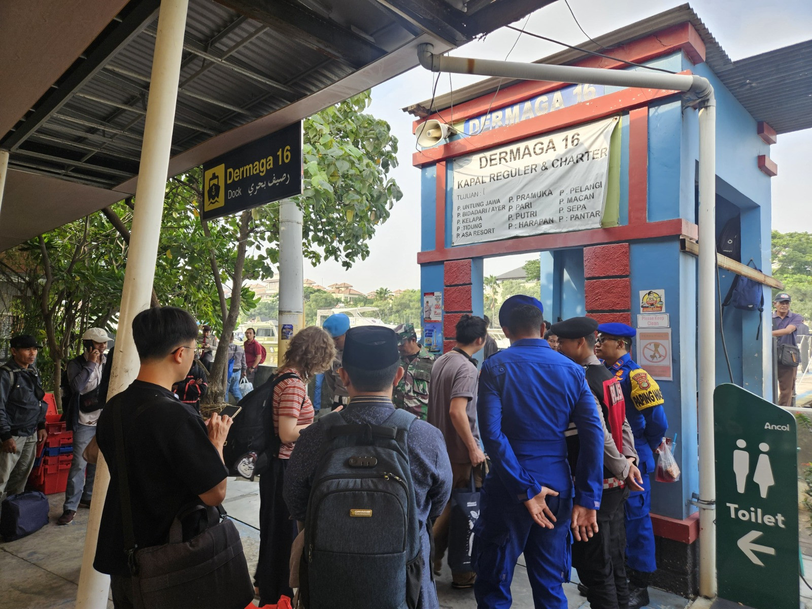 Strong Point di Dermaga 16 dan 17 Marina Ancol, Kapolres Kepulauan Seribu Tekankan Keselamatan dan Layanan 110