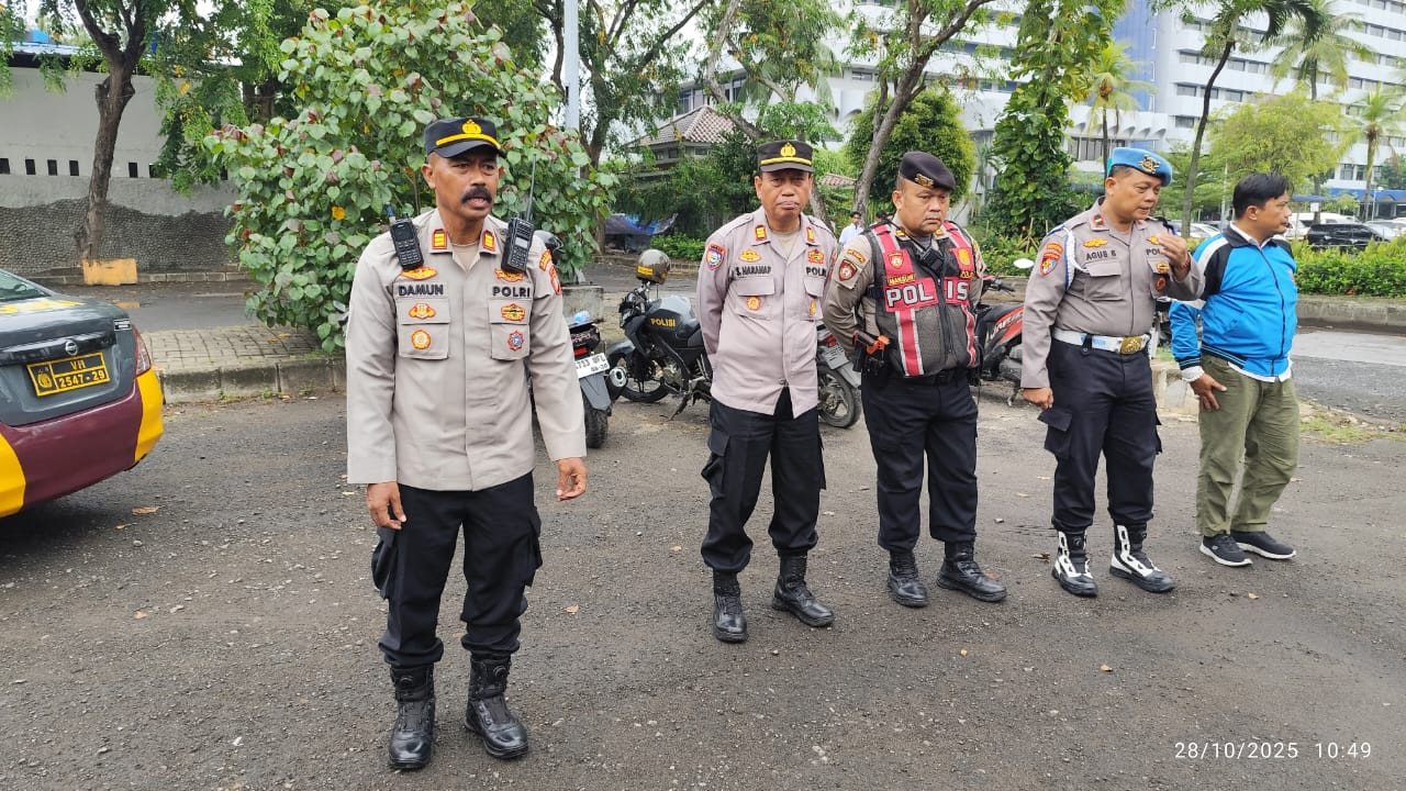 Polsek Pademangan Gelar Apel Pengamanan Rakorbin SDM dan PNS Polri 2025 di Ancol