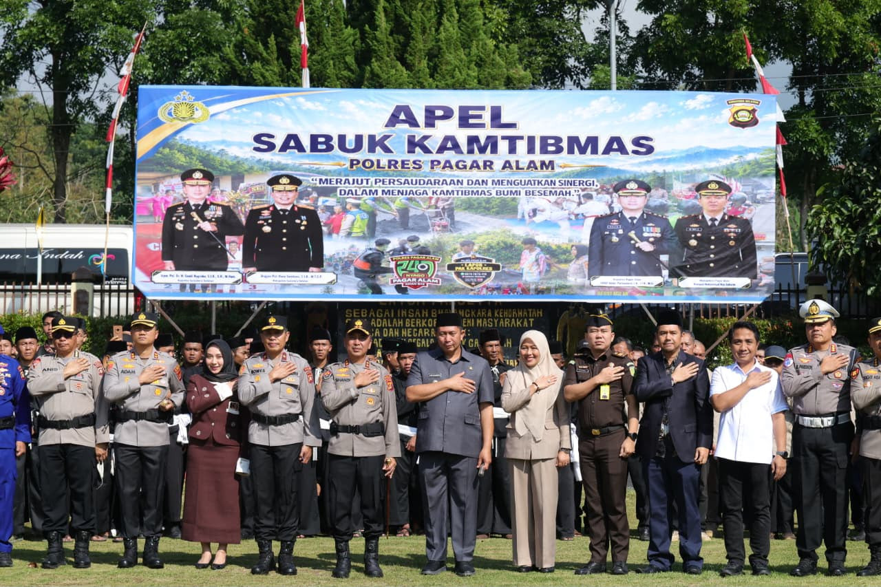 Pimpin Apel Sabuk Kamtibmas di Pagar Alam, Kapolda Sumsel Tekankan Pencegahan Sebagai Tolok Ukur Keberhasilan Tugas