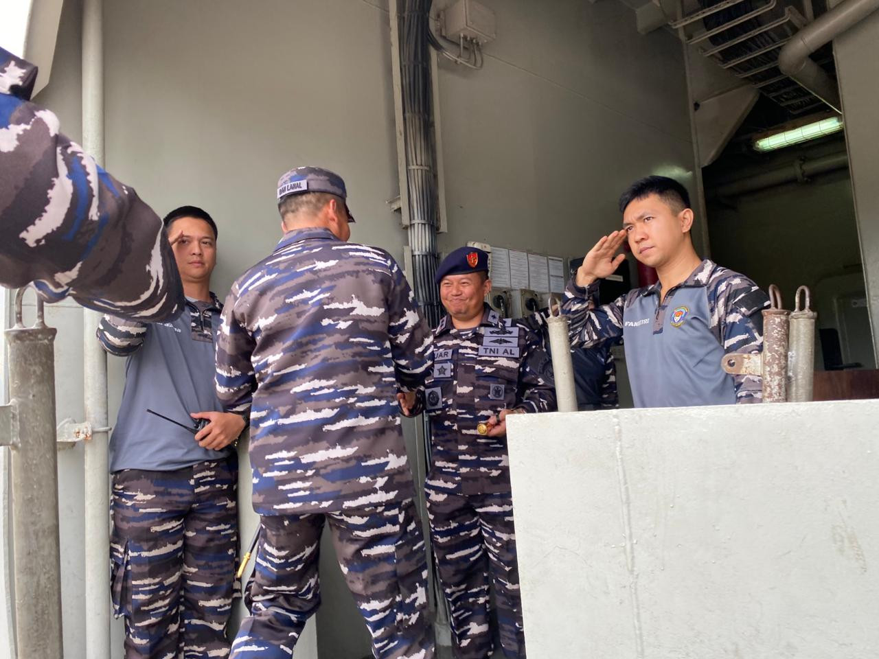 Lanal Sabang Laksanakan Merflug Kedatangan KRI Banda Aceh, Bawa Sarana Strategis Operasional