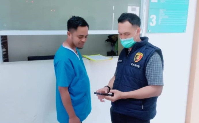 Polsek Dramaga Investigasi Olah TKP Terkait Penemuan Pria Meninggal di Kebun