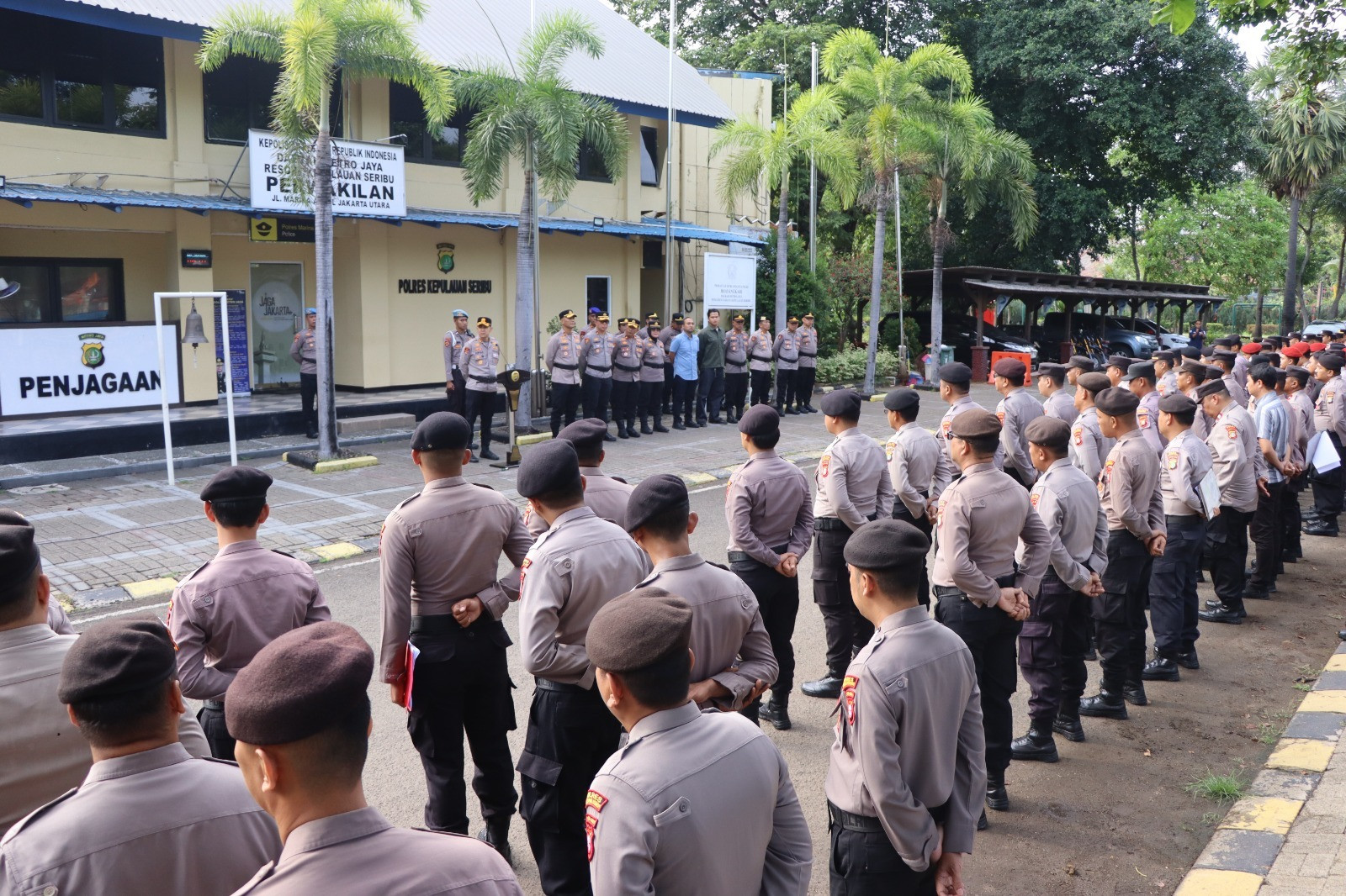 Polres Kepulauan Seribu Gelar Apel Siaga May Day 2026, Personel Disiagakan Antisipasi Pergerakan Massa