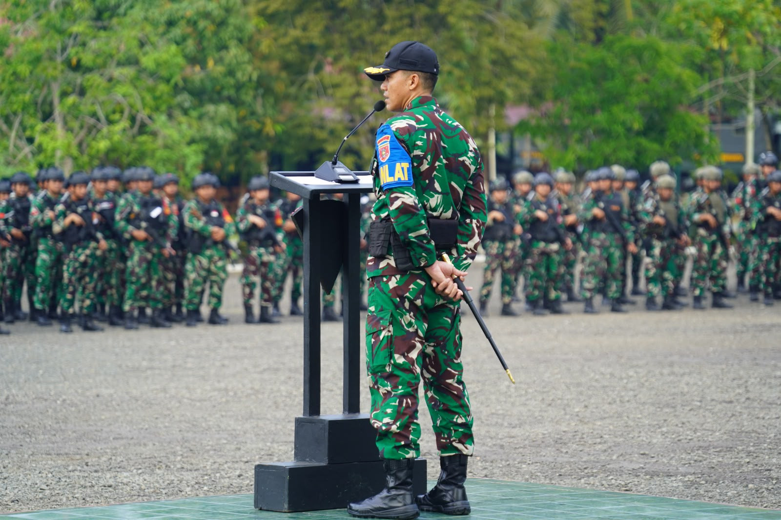 Tegaskan Kesiapan Tempur, Danbrigif TP 32/Mangkalihat Buka Latihan Uji Siap Tempur Tingkat Kompi Terintegrasi