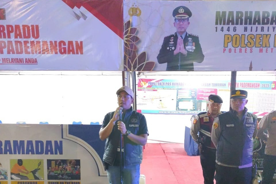 Polsek Pademangan Gelar Apel Bersama dalam Rangka KRYD Antisipasi Gangguan Kamtibmas