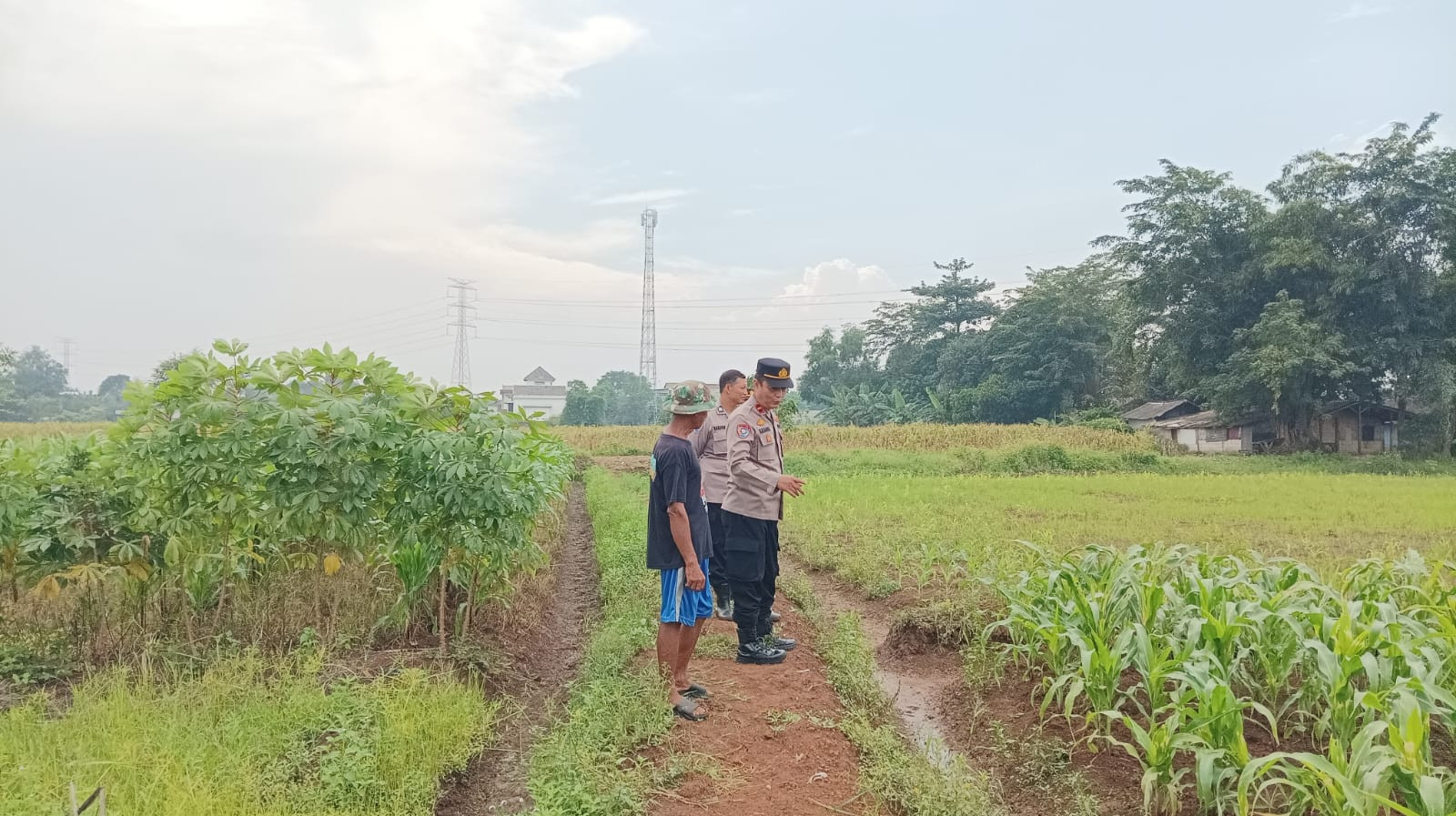 Bhabinkamtibmas Mustika Sari Dampingi Penguatan Program Ketahanan Pangan di Mustikasari