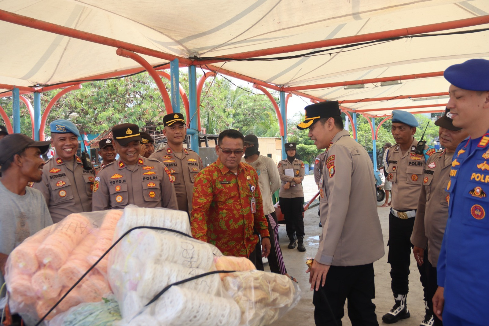 Kapolres Kepulauan Seribu Tinjau Pengamanan Dermaga Pulau Kelapa, Sinergi TNI-Polri dan Stakeholder