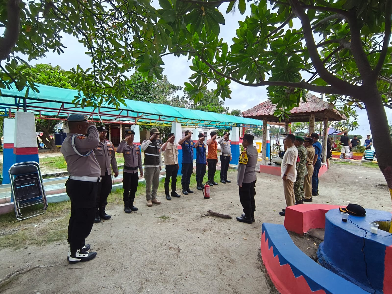 Ops Ketupat Jaya 2026, Polres Kepulauan Seribu Optimalkan Pospam untuk Pengamanan dan Pelayanan Idul Fitri