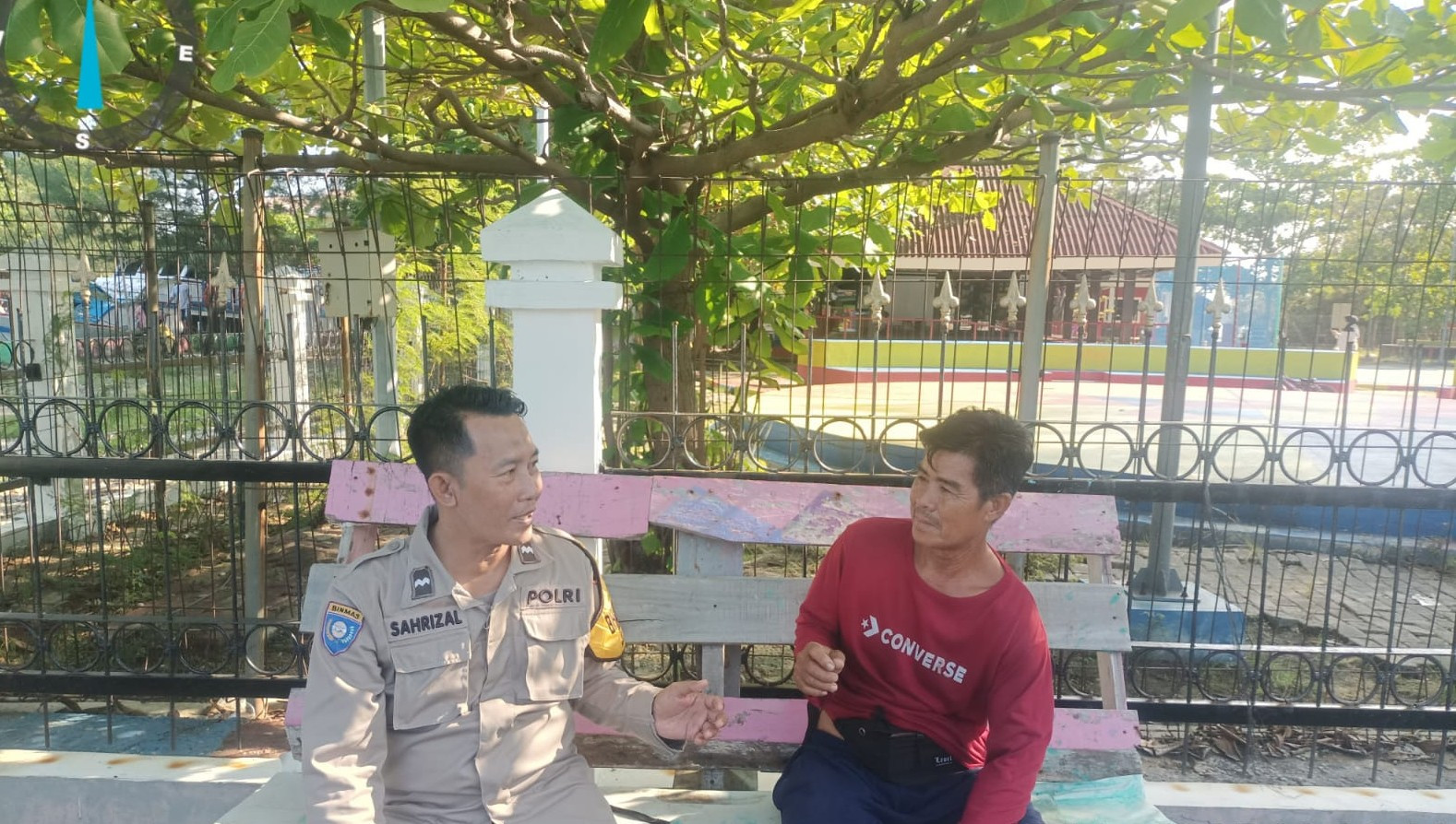 Tangkal Premanisme, Bhabinkamtibmas Pulau Kelapa Jalin Kerja Sama dengan Tokoh Masyarakat