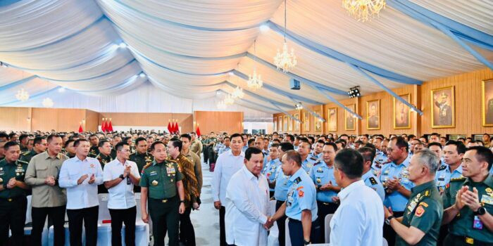 Danlanal Bintan Ikuti Pengarahan Presiden RI di Istana Kepresidenan Bogor