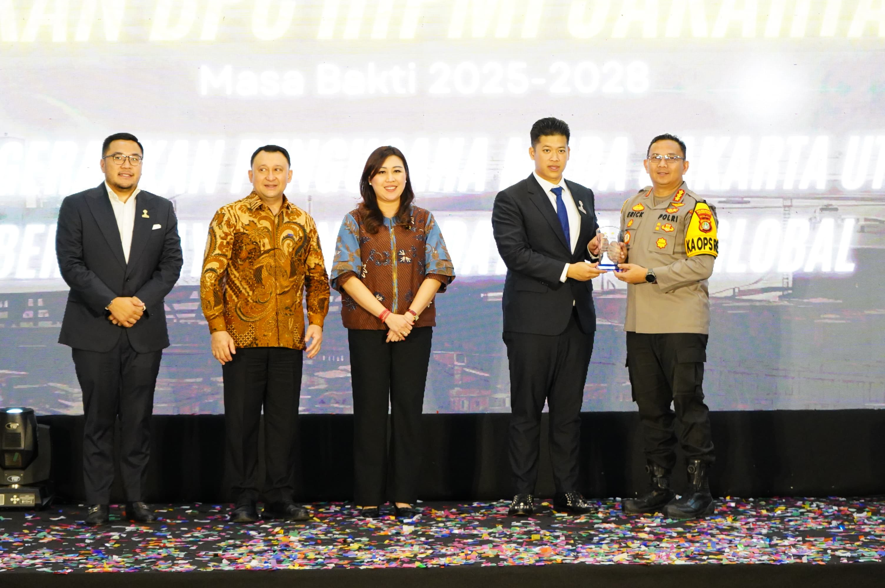 Polsek Metro Penjaringan Amankan Pelantikan Pengurus HIPMI Jakarta Utara 2025–2028