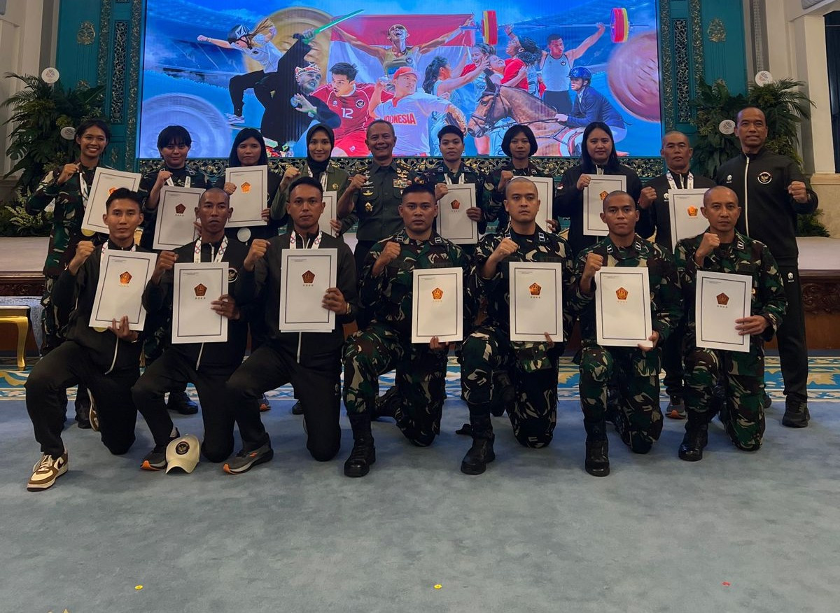 Alfi Kusuma Atlet Taekwondo Peraih Emas di SEA Games 2025 Thailand Dapat Kenaikan Pangkat Jadi Letnan Satu