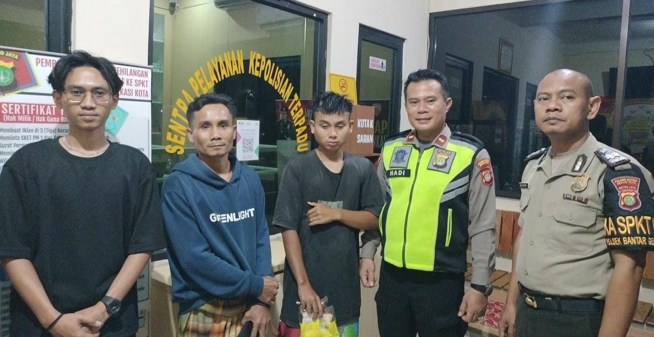 Remaja Terlantar "Polsek Bantargebang Gerak Cepar Hubungi Keluarga"