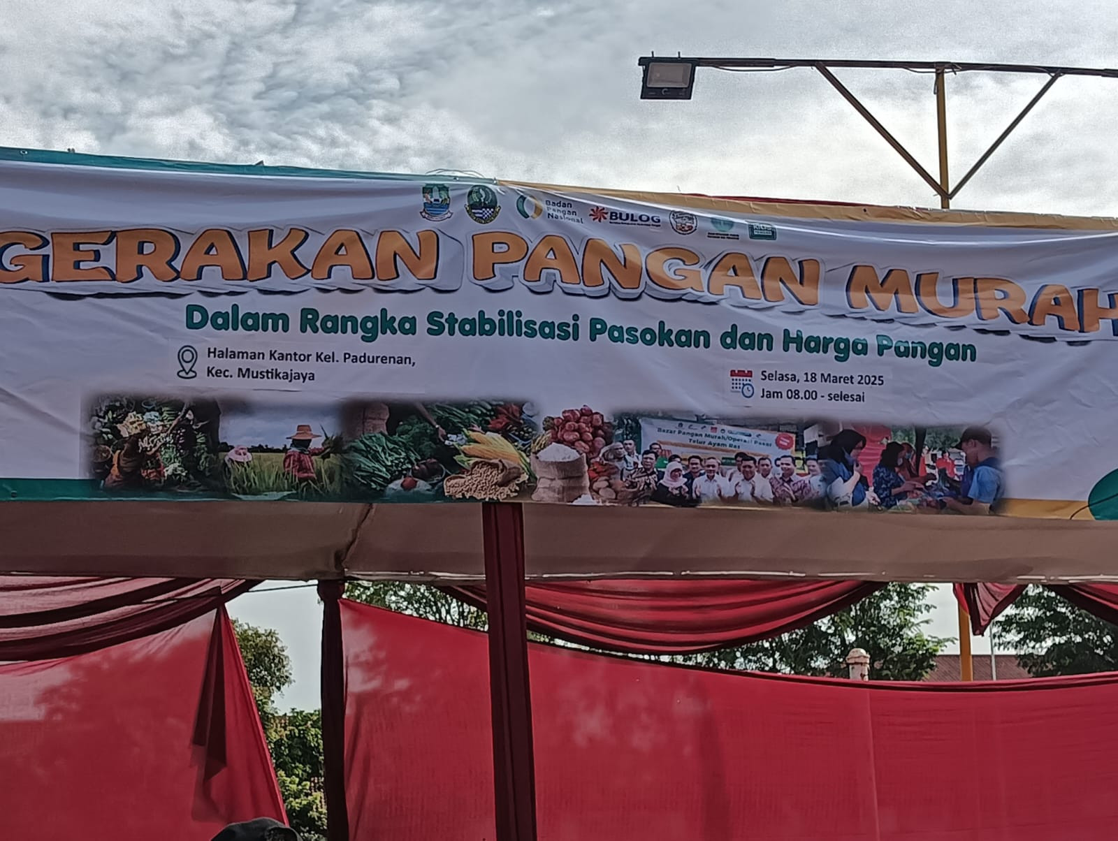Bhabinkamtibmas Kelurahan Padurenan Pantau Gerakan Pangan Murah dan Monitoring Wilayah