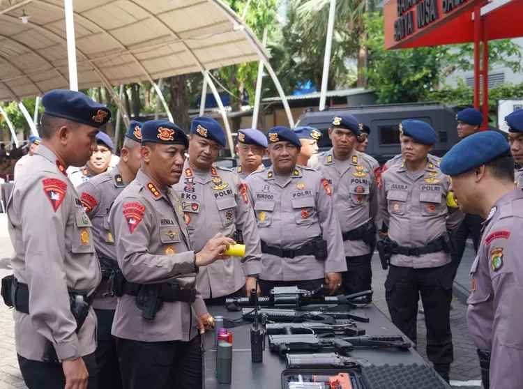 Jelang May Day, Brimob Polda Metro Jaya Gelar Apel Kesiapan Pengamanan