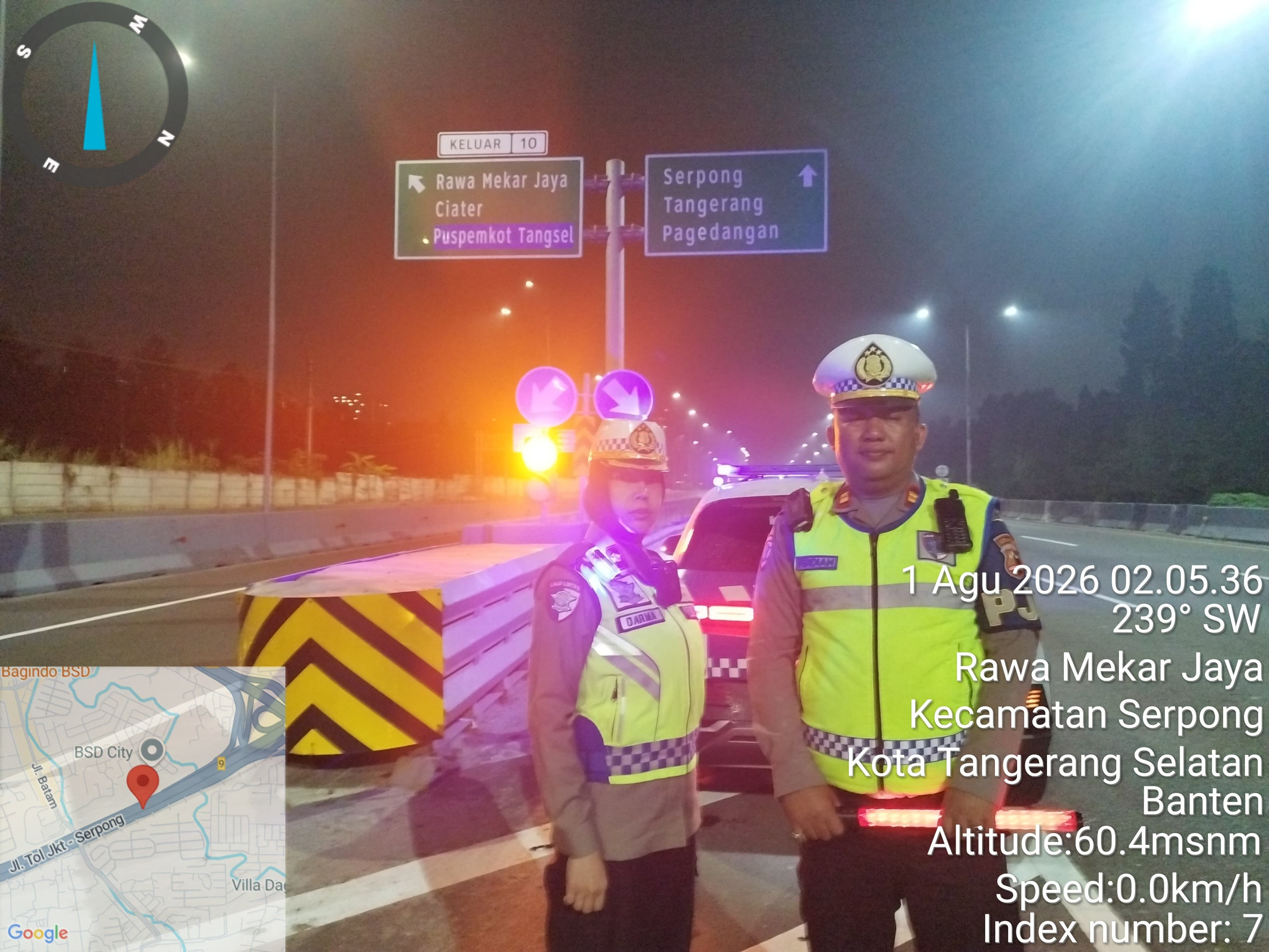 Antisipasi Balap Liar dan Konvoi Bubaran GIIAS 2026, Induk PJR Tol BSD Korlantas Polri Intensifkan Blue Light Patrol