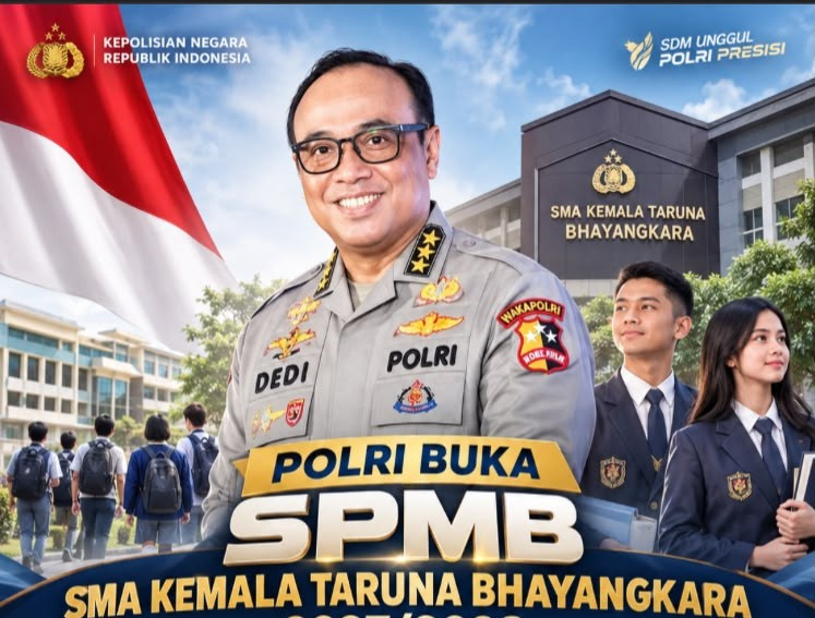 Polri Buka SPMB SMA Kemala Taruna Bhayangkara 2027/2028, Perluas Akses Pendidikan Berkualitas