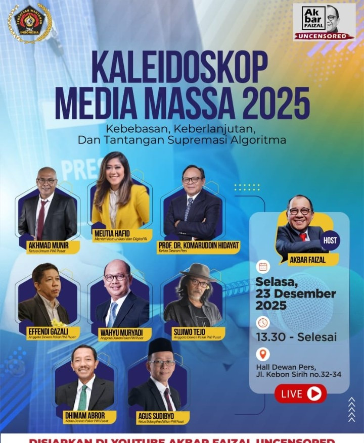 PWI Pusat Gelar Kaleidoskop Media Massa 2025, Soroti Dinamika Pers Nasional
