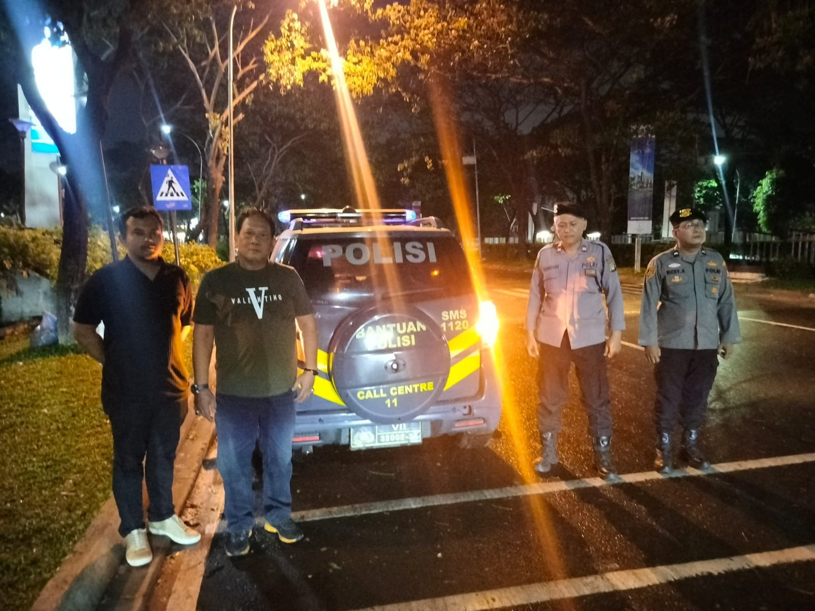 Patroli Skala Sedang Polsek Medansatria Dalam Rangka Giat Jaya 21