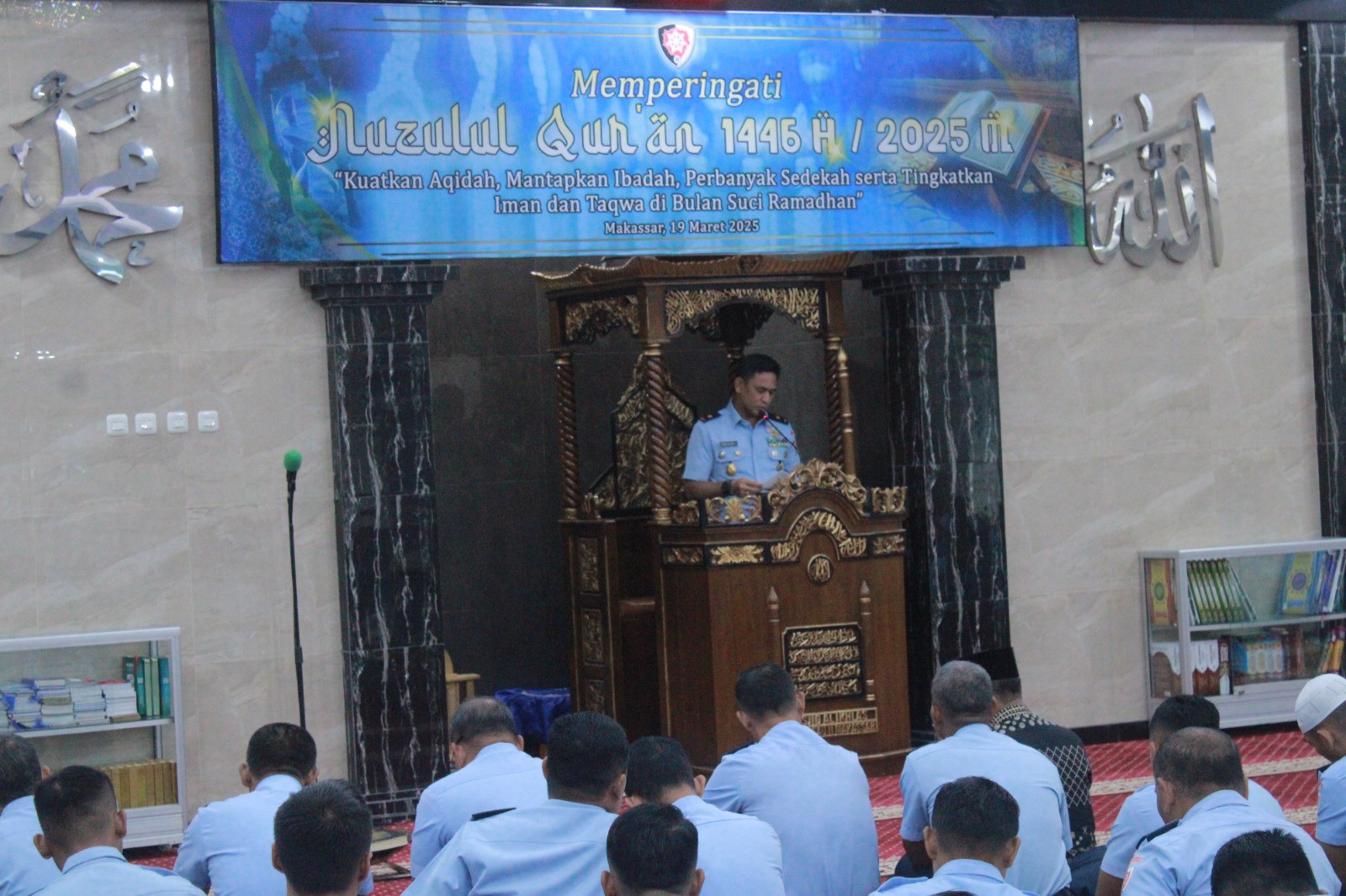 Koops Udara II Peringati Nuzulul Quran 1446 H: Kuatkan Aqidah, Mantapkan Ibadah, Perbanyak Sedekah Serta Tingkatkan Iman dan Taqwa