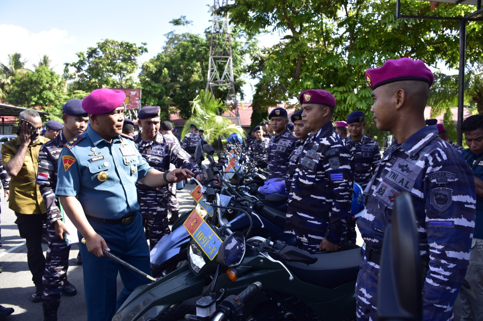 Apel Gelar Kendaraan Kodaeral X, Kendaraan Dinas Sebagai Aset Negara Wajib Dijaga dan Dirawat
