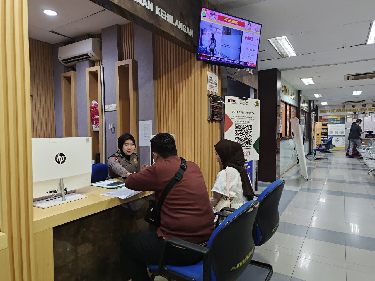 SPKT Polda Metro Jaya Responsif Tangani Laporan Kehilangan, Warga Merasa Terbantu