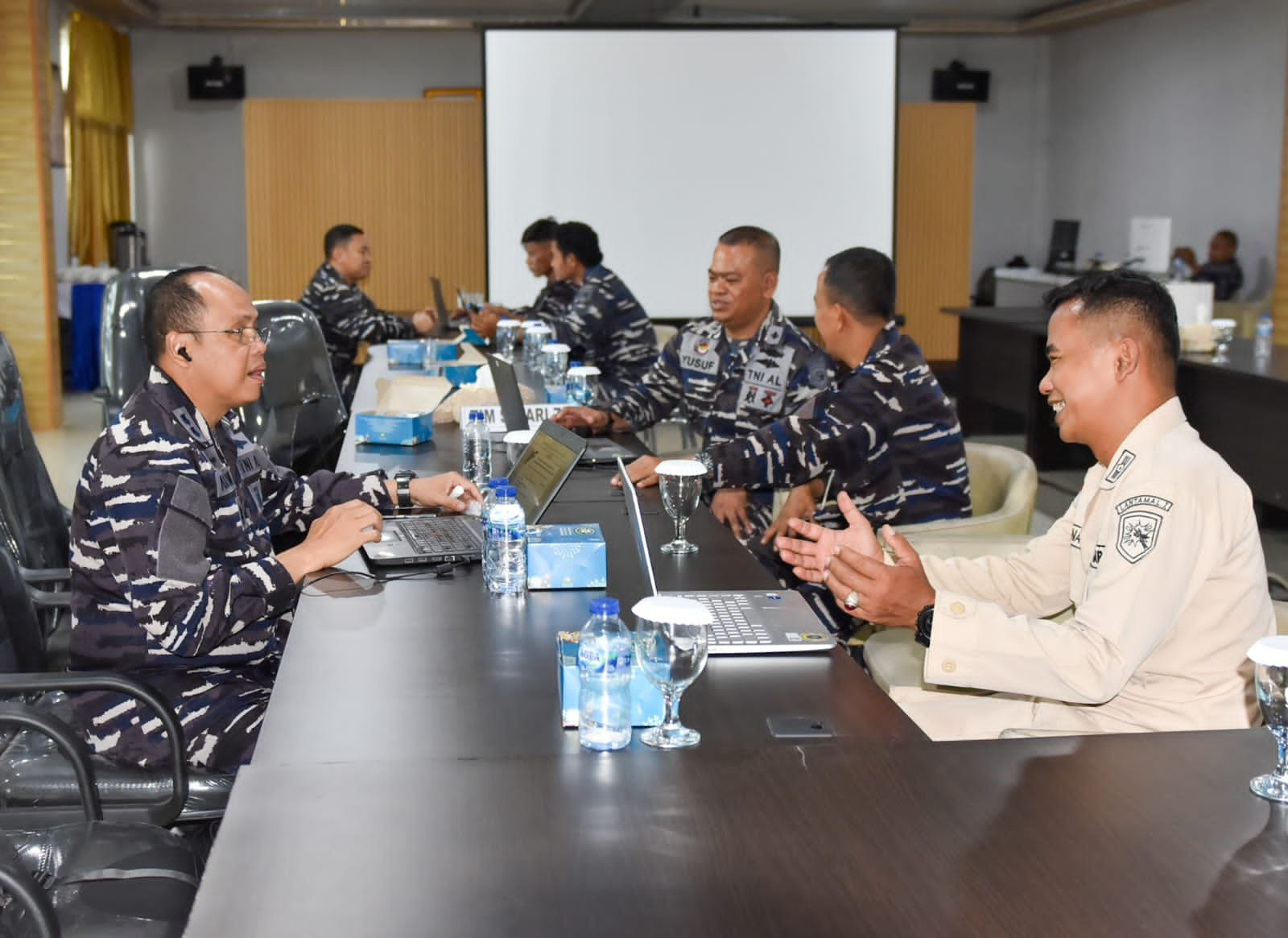 Wujudkan Zona Integritas,  Kodaeral I Terima Tim Safari Pembangunan Zona Integritas TNI AL Tahun 2025