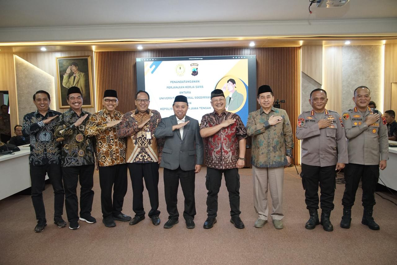 Polda Jateng dan Unsoed Resmikan Pusat Studi Kepolisian, Sinergikan Kepakaran Akademik untuk Ketahanan Pangan dan Kamtibmas