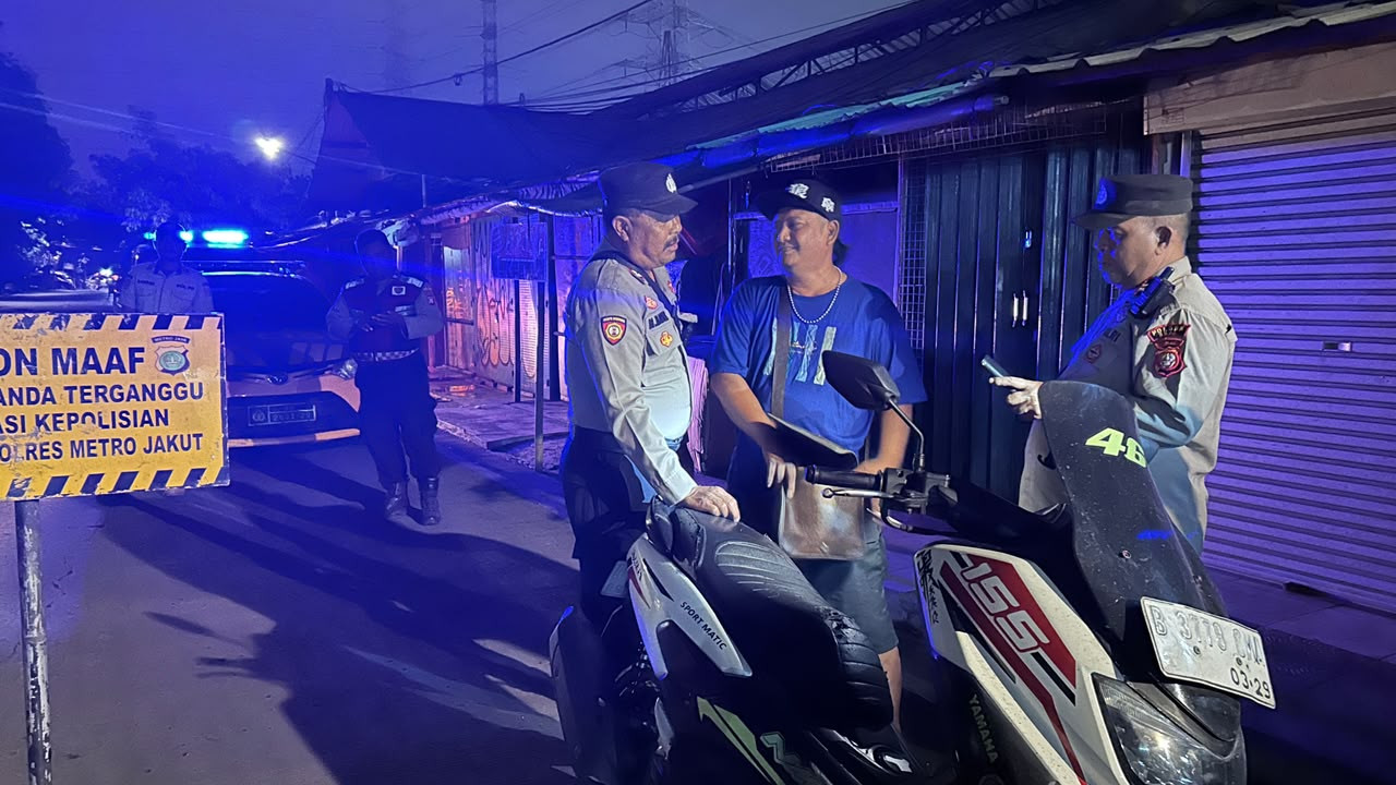 Jaga Jakarta, Jaga Lingkungan! Polsek Koja Gencarkan Patroli KRYD dan Razia Stasioner  Antisipasi Tawuran