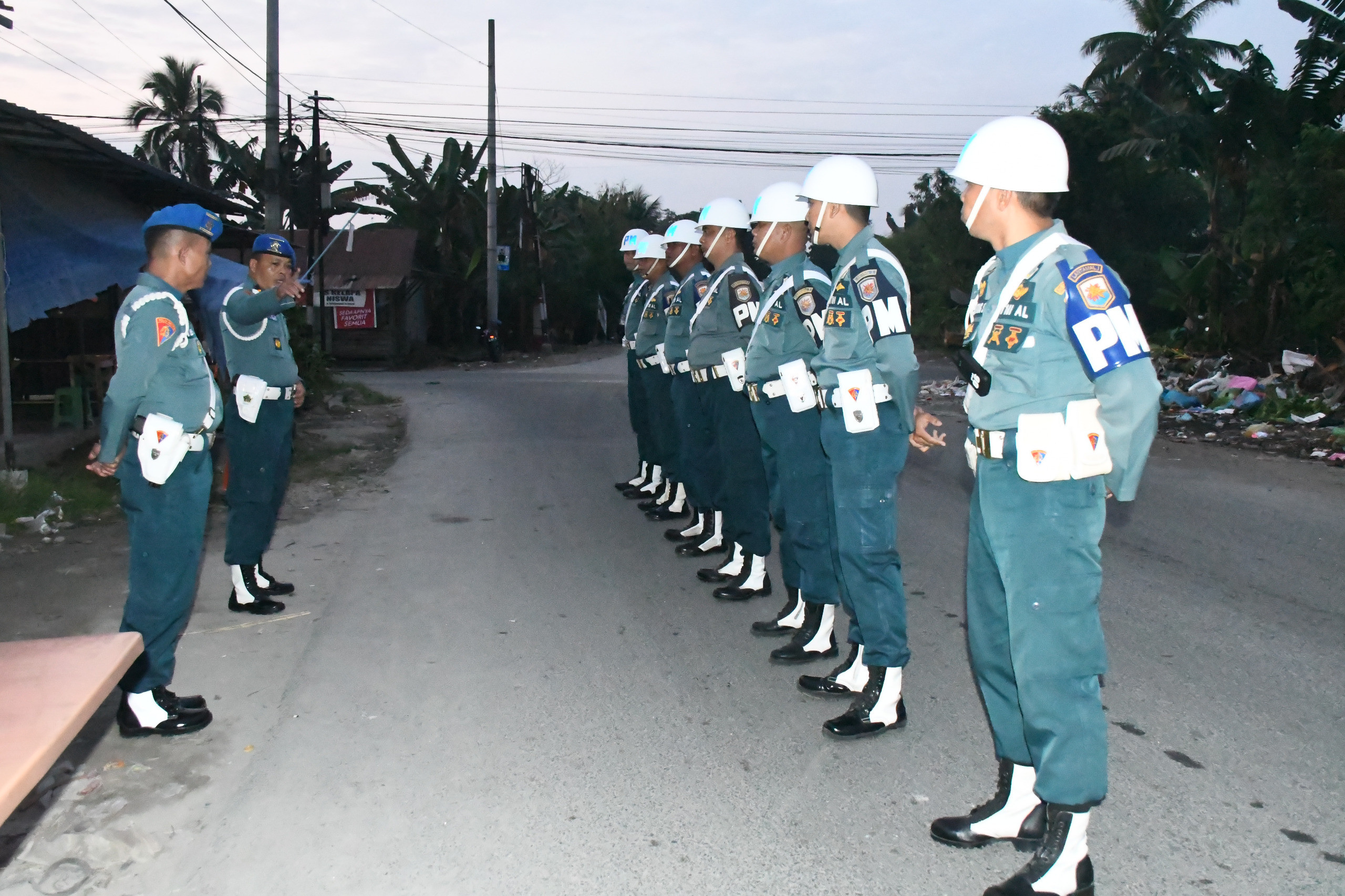 Gaktib Pomal Lanal TBA Tegakkan Disiplin, Jaga Kehormatan TNI