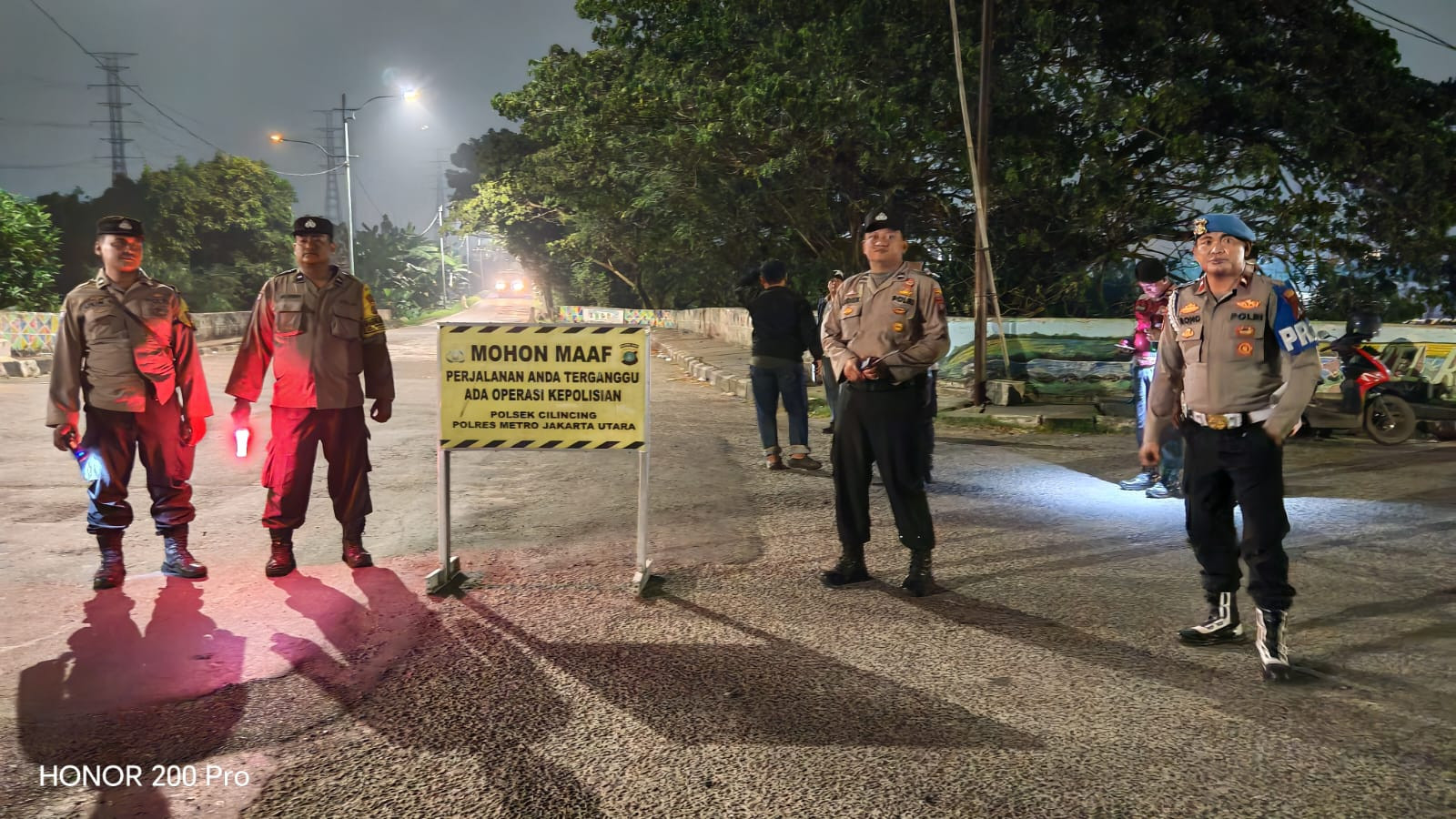 Jaga Jakarta, Polsek Cilincing Intensifkan Patroli KRYD di Kawasan Rawan Kriminalitas