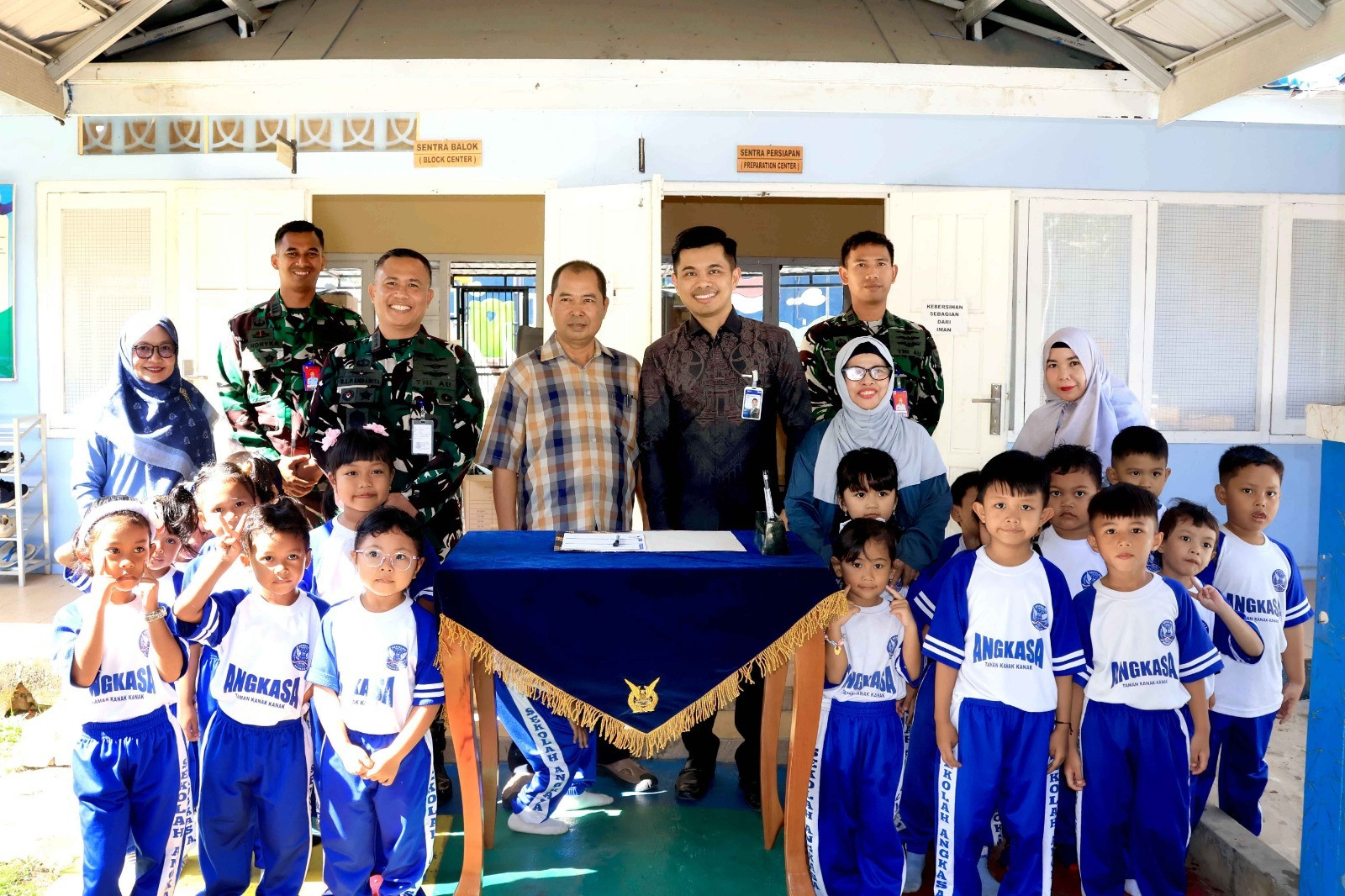 Kolaborasi Lanud Sjamsudin Noor dan BRI Wujudkan Generasi Hebat, Renovasi TK Angkasa 2 Hadirkan Harapan bagi Masa Depan Anak