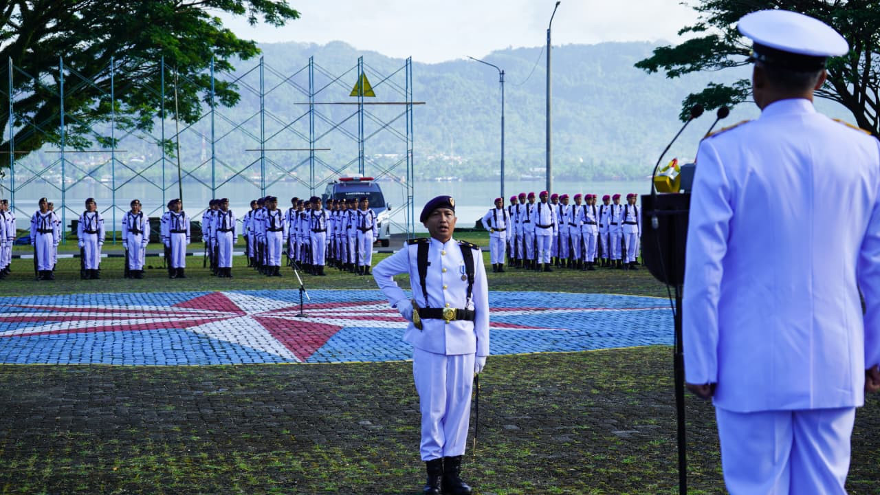 Tetap Junjung Nilai-Nilai Luhur Pancasila, Kodaeral IX Gelar Upacara Hari Kesaktian Pancasila di Mako Kodaeral IX Ambon