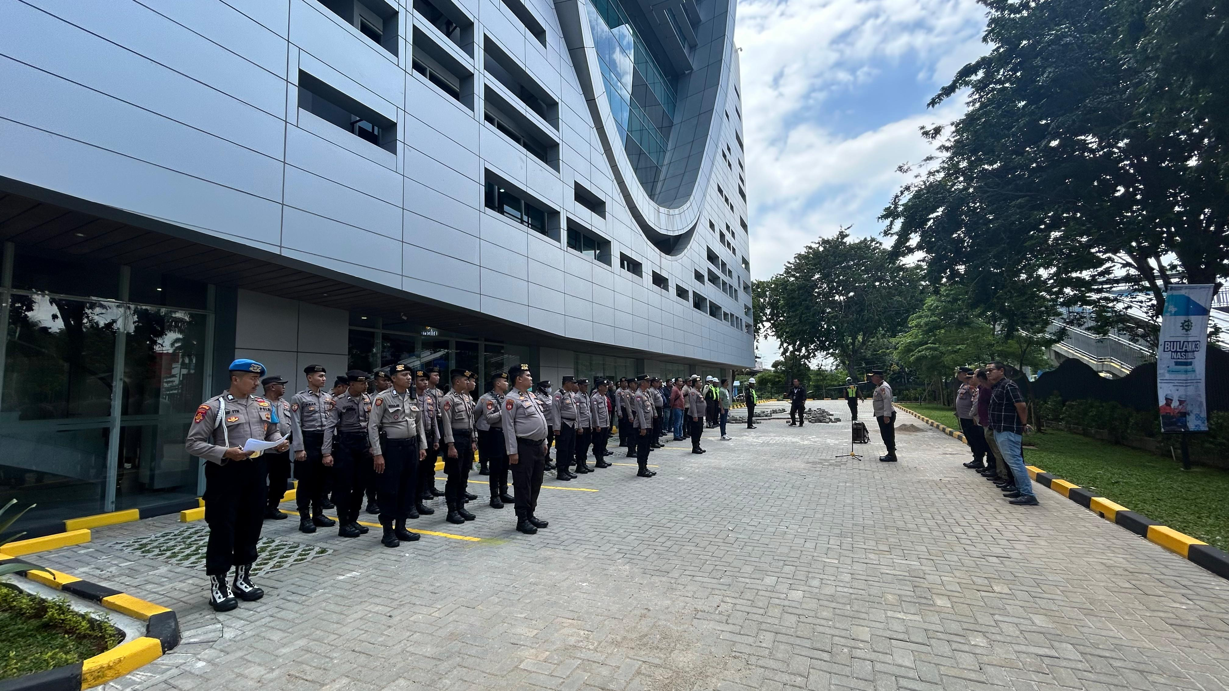 Polisi Siagakan 98 Personel Amankan Rencana Aksi Unjuk Rasa di PT Pelindo Tower Jakarta Utara