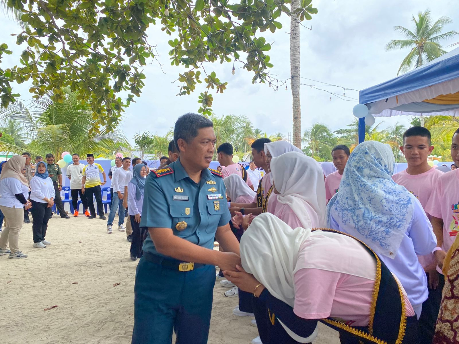 Danlanal Bintan Dampingi Bupati Bintan Hadiri Peringatan Hari Anak Nasional Ke-41