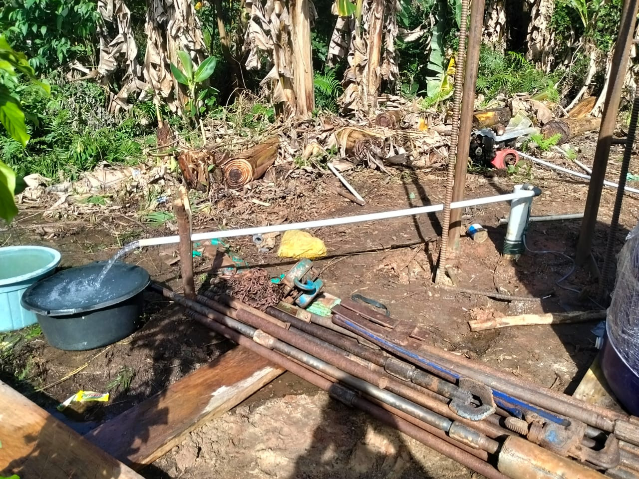 Satgas TMMD Ke-127 Kodim 1514/Morotai Temukan Sumber Air di Desa Falila