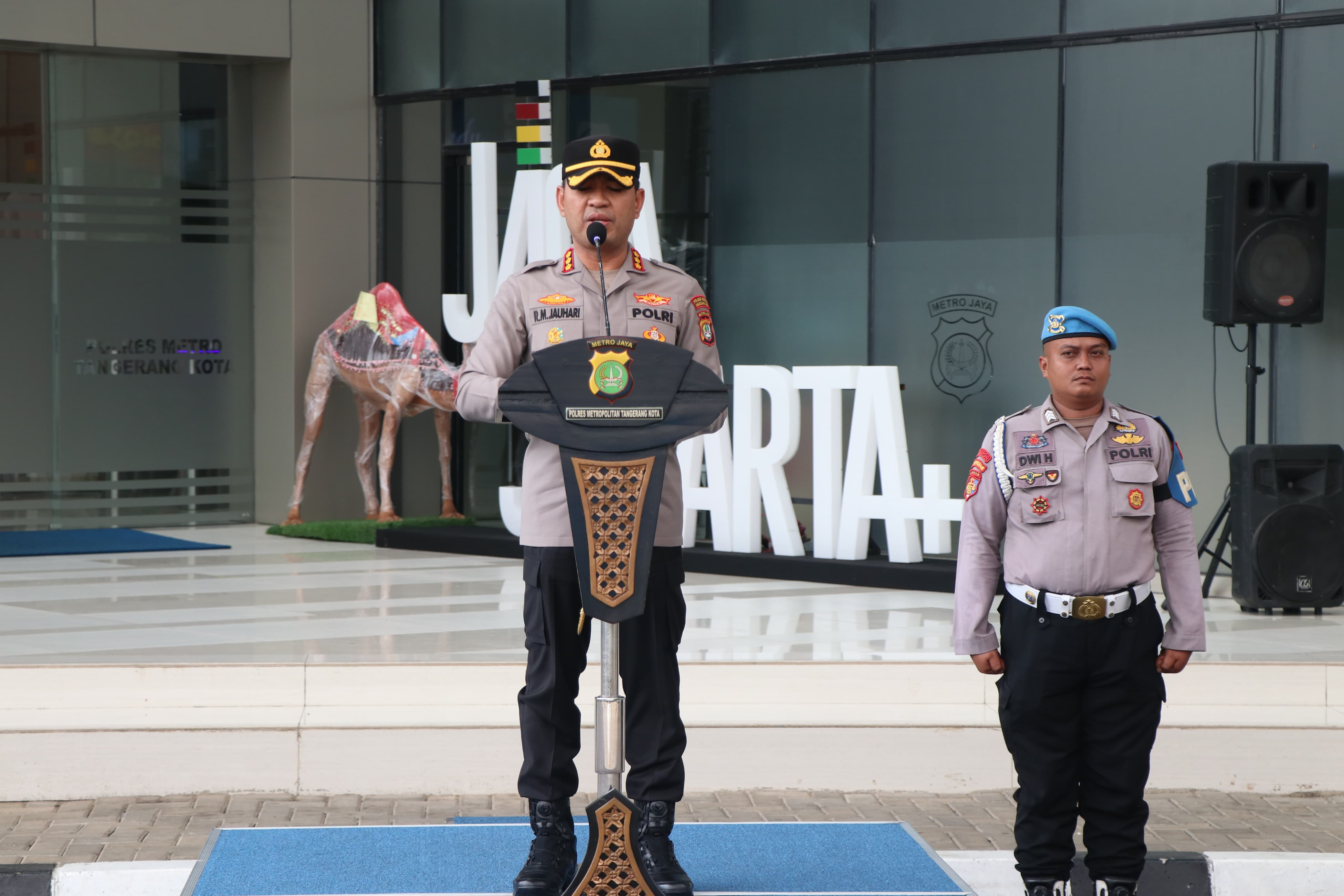 400 Personel Disiagakan, Polres Metro Tangerang Kota Pastikan Malam Takbir Aman dan Kondusif
