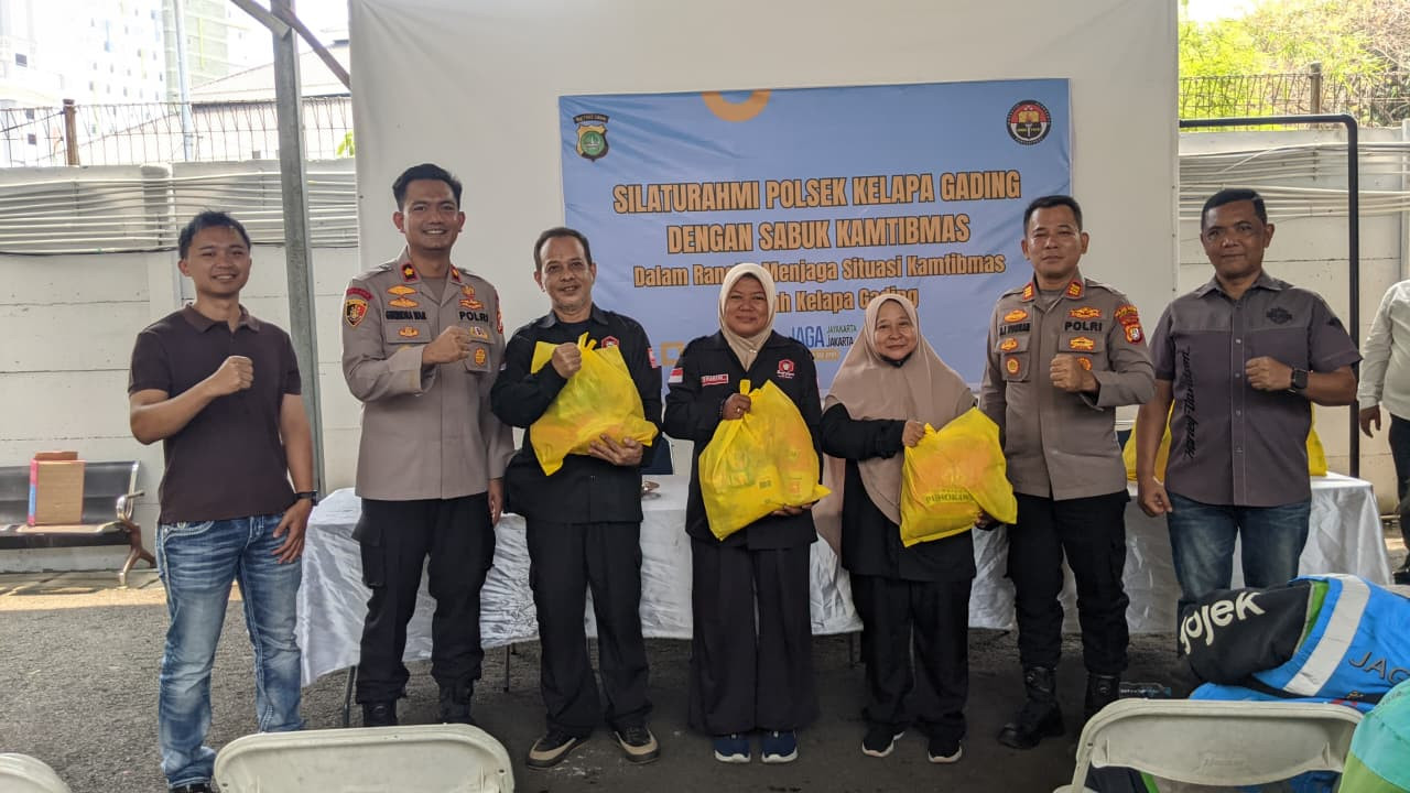 Kapolsek Kelapa Gading Rangkul Sabuk Kamtibmas, Perkuat Sinergi Jaga Keamanan di Jakarta Utara