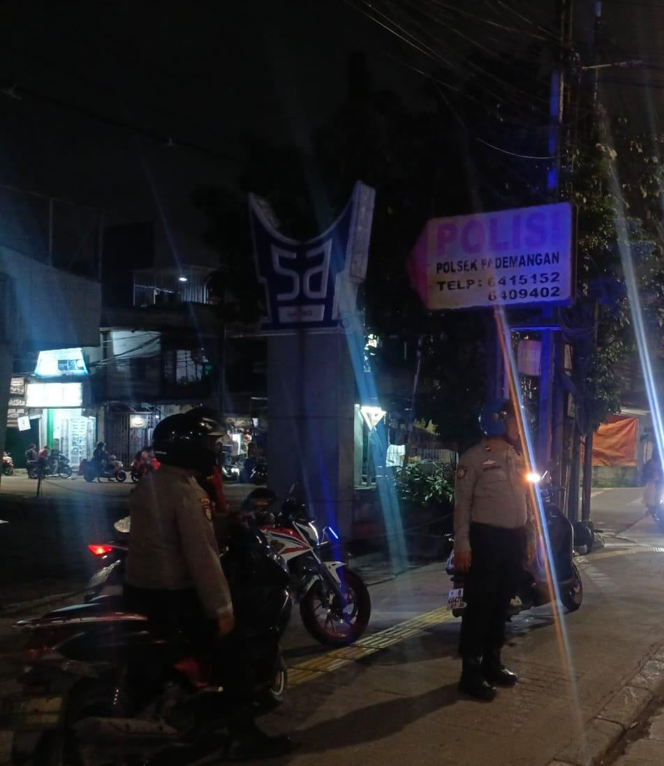 Polsek Pademangan Intensifkan Patroli KRYD, Situasi Wilayah Terpantau Aman dan Kondusif