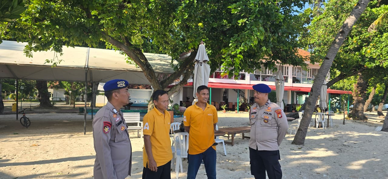 Satpolairud Polres Kepulauan Seribu Gelar Patroli Laut dan Sambang Pulau Wisata, Antisipasi Kejahatan dan Jaga Kamtibmas